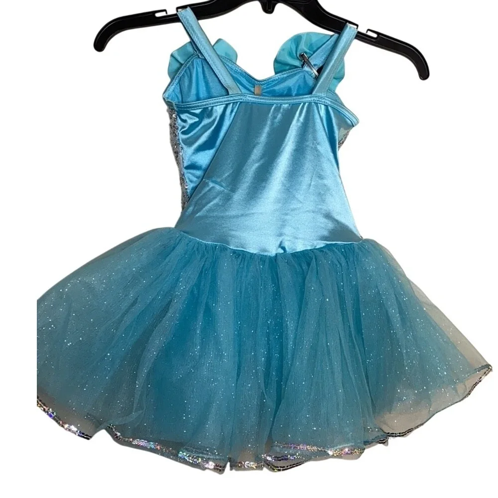 Weissman Pocket Full of Posies  dance leotard recital girls size IC  Style‎ 9100